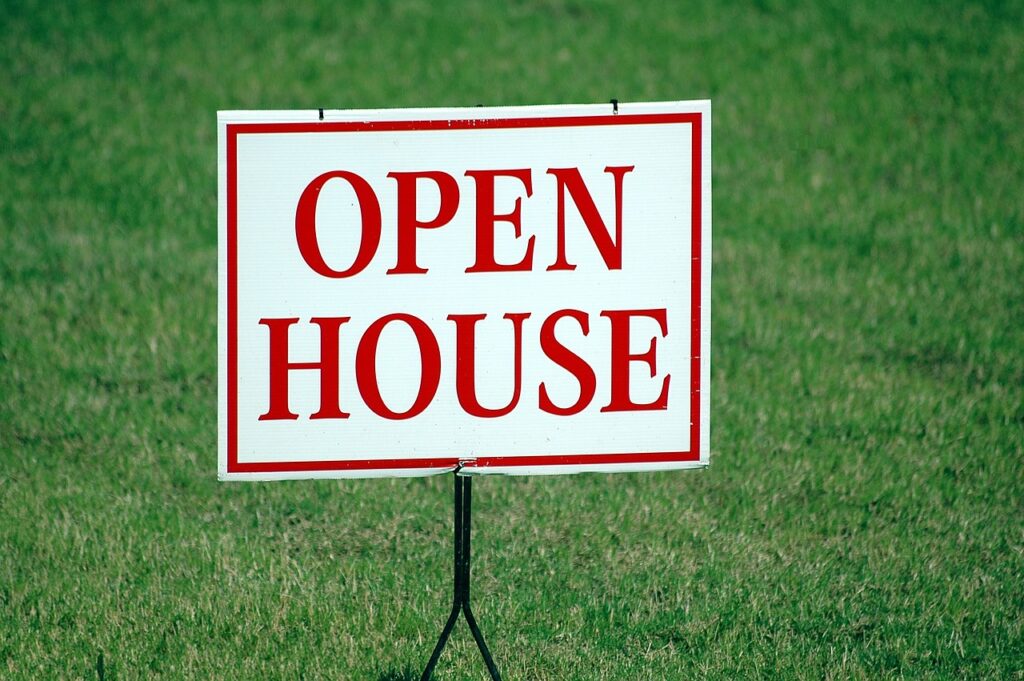 open house, sign, for sale